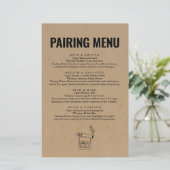 葉巻とウイスキーのペアリングメニュー (スタンド正面)