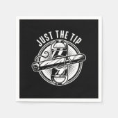 葉巻の吸い込みタバコのフミドル葉巻L スタンダードカクテルナプキン (正面)