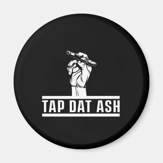 葉巻の喫煙者が葉巻の愛好家のハミドールを灰皿 マグネット (正面)