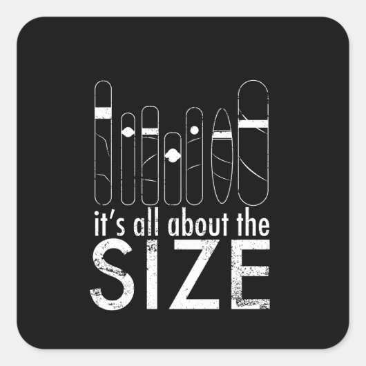 葉巻の恋人キューバの葉巻ギフト葉巻の喫煙者ギフト スクエアシール (正面)