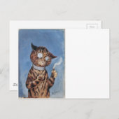 葉巻の猫 ポストカード (正面/裏面)