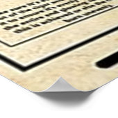 葉巻の知識 ポスター (角)