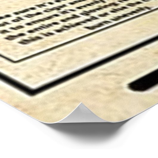 葉巻の知識 ポスター (角)