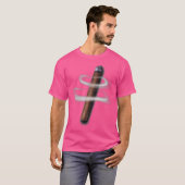 葉巻を吸う人 葉巻 灰皿 シガー Tシャツ (正面フル)