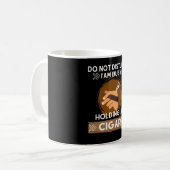 葉巻を持ってい忙しる邪魔をしない コーヒーマグカップ (正面左)