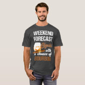 葉巻カッコいいとバーボン好きの贈り物 Tシャツ (正面フル)