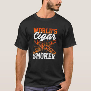 葉巻スモカーシガレット喫煙タバコ煙葉巻 Tシャツ