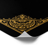 葉巻バーギャツビーインスパイアのサイン ポスター (角)