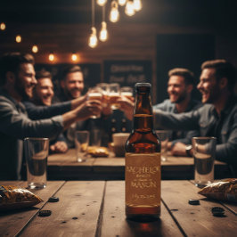 葉巻バーテーマバチュラーパーティ ビールラベル