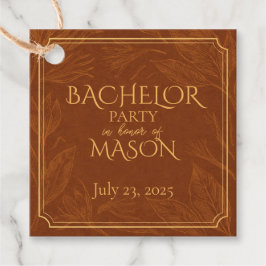 葉巻バーテーマバチュラーパーティ フェイバータグ