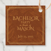 葉巻バーテーマバチュラーパーティ フェイバータグ (裏面)