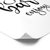 葉巻バー白黒8x10結婚のサイン ポスター (角)