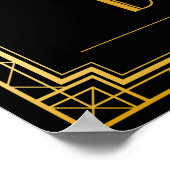 葉巻バー結婚徴候 | Gatsbyアールデコ ポスター (角)