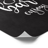 葉巻バーChalkboard 8x10結婚のサイン ポスター (角)