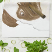 葉巻パーソナライズされたで不機嫌な キッチンタオル (折り畳み)