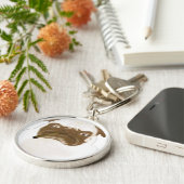 葉巻パーソナライズされたで不機嫌な キーホルダー (側面)