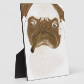 葉巻パーソナライズされたで不機嫌な フォトプラーク (側面)