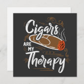 葉巻ユニークは私のセラピー引用文 (正面/裏面)