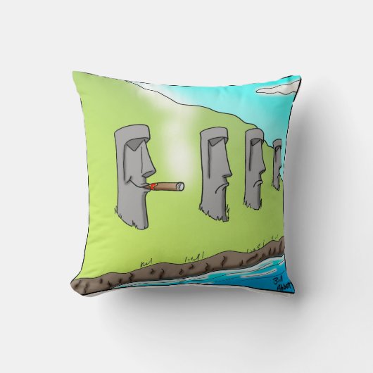 葉巻ユーモア枕ギフト クッション (正面)