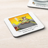 葉巻及びスコッチユーモアコースターセット コースター (左側)