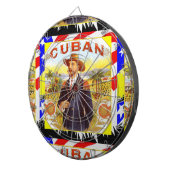 葉巻喫煙者の投げ矢板 ダーツボード (正面右)