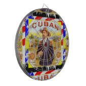 葉巻喫煙者の投げ矢板 ダーツボード (正面左)