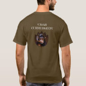 葉巻愛好家のためのTシャツ Tシャツ (裏面)