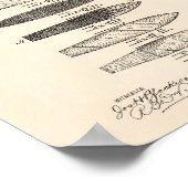 葉巻1887 Patent Art Old Peper ポスター (角)