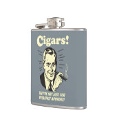 葉巻:もはや朝食ではない フラスク (左)