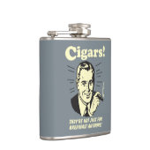 葉巻:もはや朝食ではない フラスク (右)