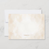 葉悔やみや弔慰サンキューカード サンキューカード (裏面)