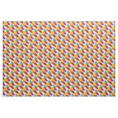 葉抽象芸術数々のレトロ色パターン ファブリック (ヤード)
