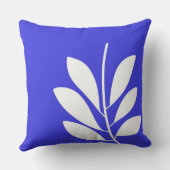 葉抽象芸術 クッション (裏面)