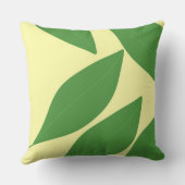 葉抽象芸術 クッション (裏面)