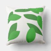 葉抽象芸術 クッション (裏面)