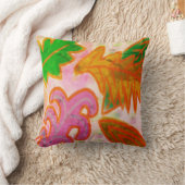 葉抽象芸術 クッション (ブランケット)