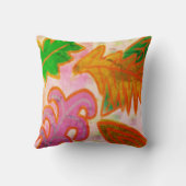 葉抽象芸術 クッション (裏面)