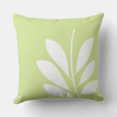 葉抽象芸術 クッション (裏面)