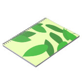 葉抽象芸術 ノートブック (左側)