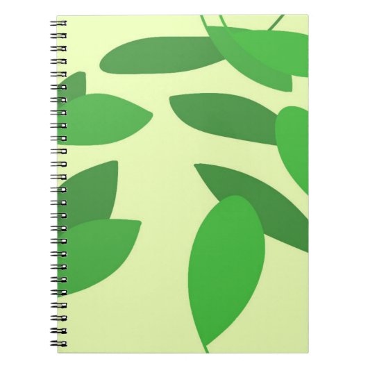 葉抽象芸術 ノートブック (正面)
