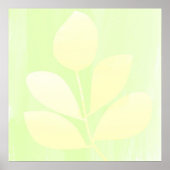 葉抽象芸術 ポスター (正面)