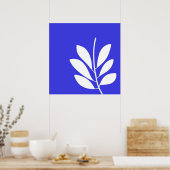 葉抽象芸術 ポスター (キッチン)