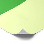 葉抽象芸術 ポスター (角)