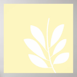 葉抽象芸術 ポスター