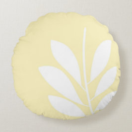 葉抽象芸術 ラウンドクッション