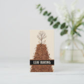 葉掻き 名刺 (スタンド正面)