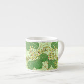 葉日本のフローラ植物絵柄 エスプレッソカップ (正面右)