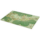 葉日本のフローラ植物絵柄 カッティングボード (角)