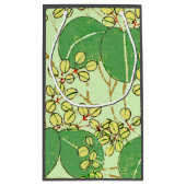 葉日本のフローラ植物絵柄 スモールペーパーバッグ (裏面)