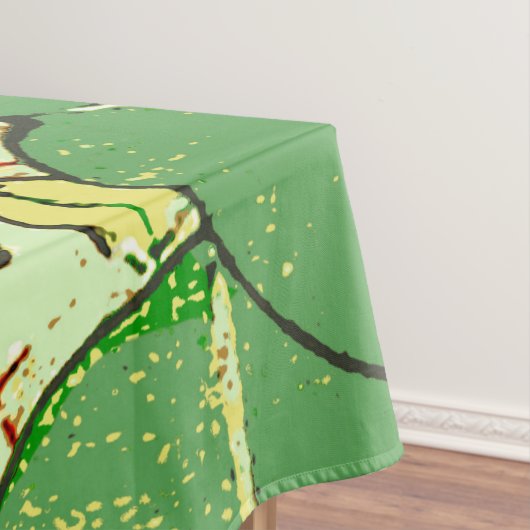 葉日本のフローラ植物絵柄 テーブルクロス (インサイチュ)